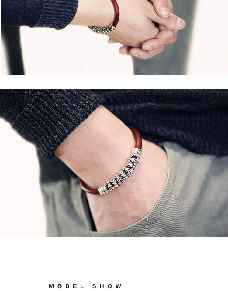Huaxi Tree Dream Spatholobus Bracelet Cặp đôi Không có Lễ hội Nam Bản gốc Mây Mây Tây Tạng Vòng tay Nữ trang trí Lễ hội thạch anh tóc đen
