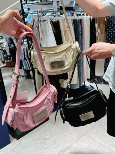 Сумка подмышку, сумка через плечо, сумка на одно плечо, Южная Корея, премиум класс