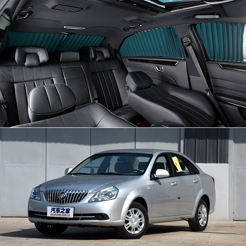 Buick Kaiyue sedan car curtain special car track sunscreen insulation shading sunshade telescopic side curtain