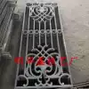 Rural courtyard Wrought iron Masteel villa door Rural double door Hengda special iron door accessories Decorative welding