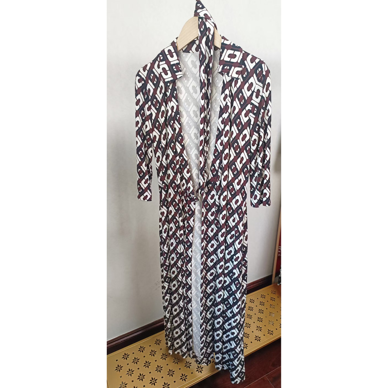 Aesth Wrap Dress Mid-Length Dress Aesth Wrap Dress Mid-Length Dress