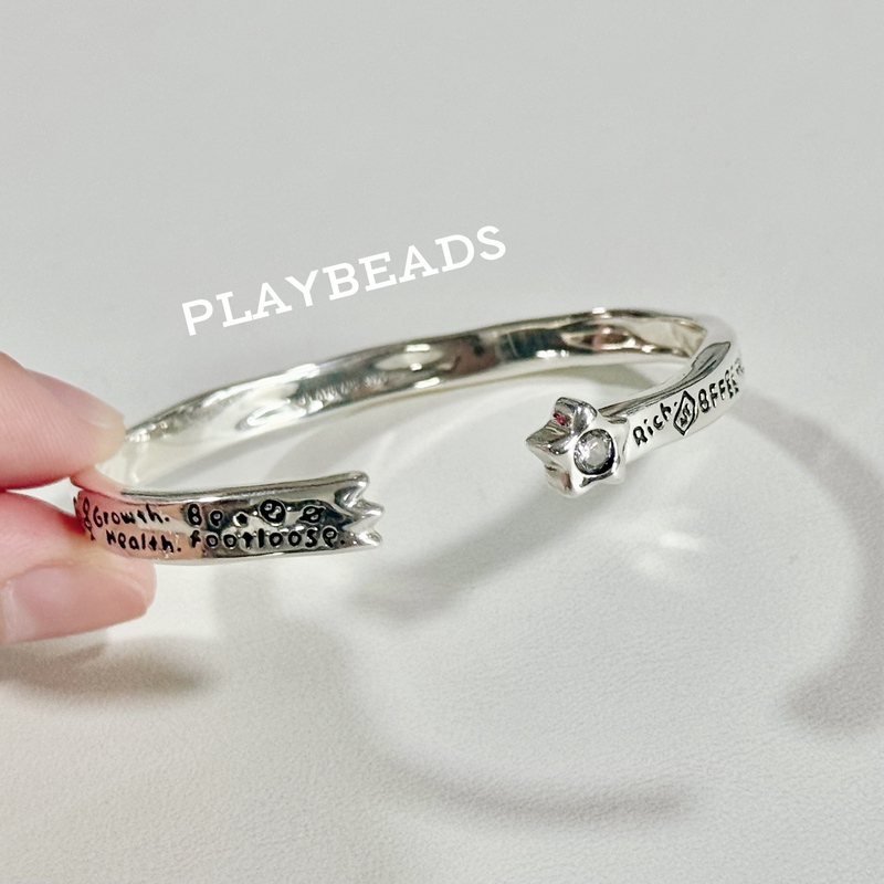 Playbeads Original Design S925 Sterling Silver Vintage Open Wishing Star Meteor Friendship Couple Versatile Bracelet Playbeads Original Design S925 Sterling Silver Vintage Open Wishing Star Meteor Friendship Couple Versatile Bracelet