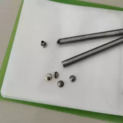 Folder punch hollow double-sided rivet hand knock tool chicken eye nail punch hollow tube shoe buckle eye chrysanthemum eye punch