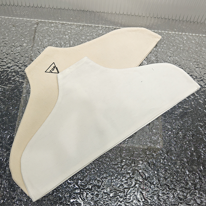 Korean Clothing Store Hanger Non-Slip Cover Canvas Wooden Hanger Cloth Cover for Sweaters and Cashmere Sweaters, Traceless Cloth Cover, Can Be Printed with Logo Korean Clothing Store Hanger Non-Slip Cover Canvas Wooden Hanger Cloth Cover for Sweaters and Cashmere Sweaters, Traceless Cloth Cover, Can Be Printed with Logo