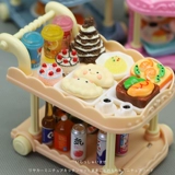 Игра с едой, вагон-ресторан, маленькая семейная тележка, маленький кукольный домик, игрушка