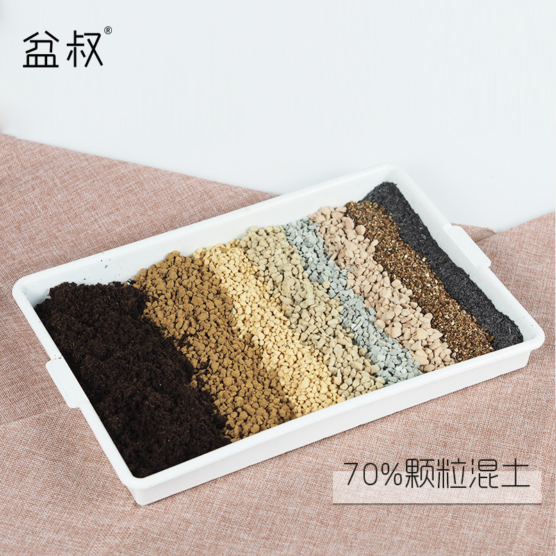 Uncle Pen's shop succulent plant special soil 70% particles mixed nutrient soil novice soil particles do not need paving