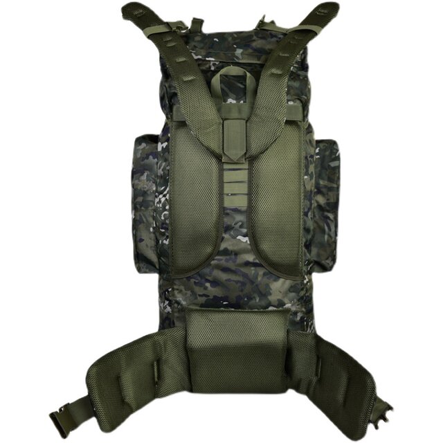 Outdoor tactical luggage travel backpack large capacity waterproof mountaineering bag men and women backpack camouflage 115 ລິດ