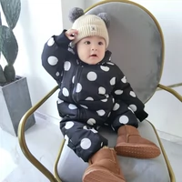 Baby romper mùa đông xuống bông độn bông nam và nữ dày bé ấm áp ấm ra quần áo những người thân quần áo mới bexinhshop shop