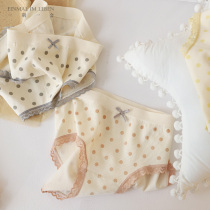 A cure for the cream of a cream pop) Day Ensemble Teenage Girl Cute Mid Cashew Modale Cotton Lace Pants Student Breathable Shorts