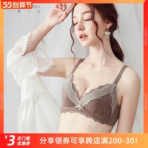 Gather Co-breast Sexy Lace Slim small breasted underwear for young girl without steel ring adjusting type bra