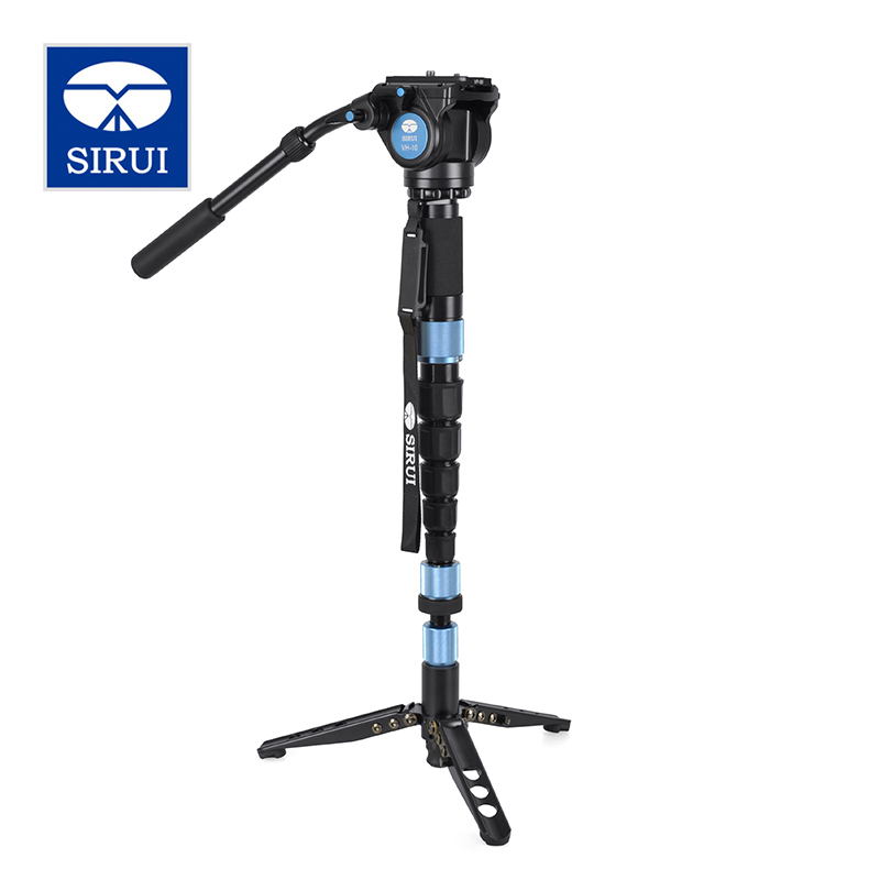 SIRUI P326S VH10 Monopod Carbon Fiber Portable Monocular Camera Camera Hydraulic gimbal Triangle support