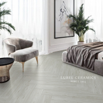 Liubei gray wood grain brick imitation solid wood tile bedroom floor tile living room balcony non-slip floor tile American