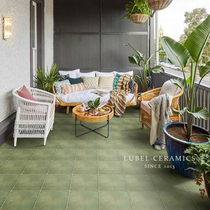 Six Bay Retro Candy Glaze Green Imitation Ancient Brick Anti-Slip Floor Tile Bathroom Kitchen Toilet Balcony Yard Wall Brick