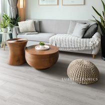 Six Bay Warm Grey Wood Grain Tile Living Room 200x1200 Floor Tiles Wood Grain Brick room Bedroom Wood floor Brick