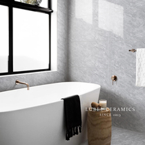 Six Bei Foshan Grey Marble 400x800 Toilet Tile Wall Tiles Bathroom Toilet Kitchen Non-slip Floor Tiles