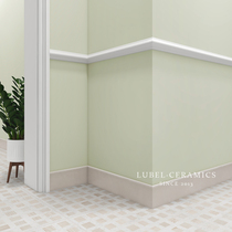 Six Bay All Porcelain Round Side Skirting of Tiles Restaurant Living-room Base Wire Retro Minima Sticking Foot line Ming Fitting Corner Line