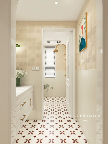 Люби сливочная плитка для ванной комнаты и ванная кухонная настенная плитка плитка бухто