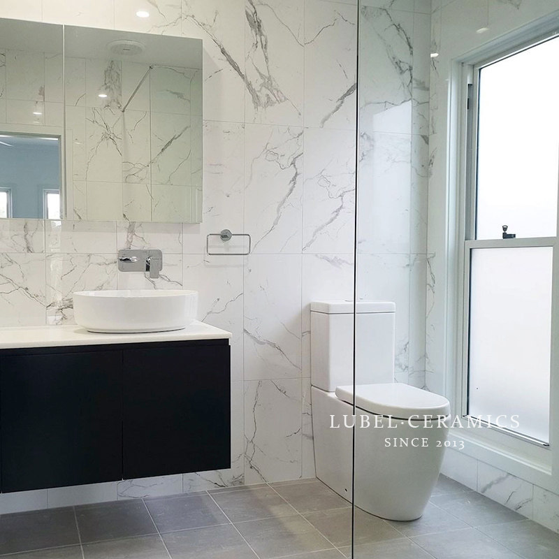 Six Belu Light Fish Belly White Marble Tiles 600x600 Living-room Floor Tiles Kitchen Make-up Room Wall Brick Balcony