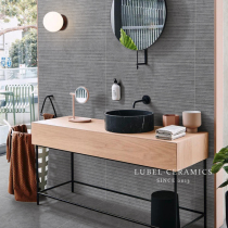 Six Bay Soft Glossy Cement Pull Tank Tile Toilet Kitchen Balcony Wall Brick floor tile minimalist modern floor tile