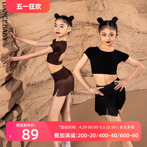 Dancebaby Latin Dance Dance Wear 2024 nouvelle sensation de pointe Exercice Parted Dance Blouse DAS489X