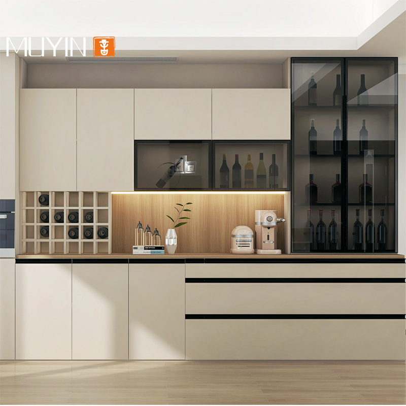 Chengdu whole house custom sideboard simple living room wine cabinet modern overall TV cabinet shoe cabinet custom full case design