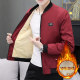 Quality men's clothing, trendy, simple, versatile, handsome, stand-up collar jacket, casual short jacket, velvet thickened warm jacket