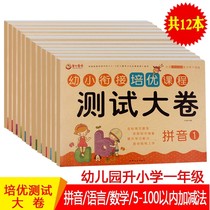 Young and Young Convergence Training Course Test Large Volume Language Pinyin Mathematics Kindergarten Exercise Book Topic University Promotion