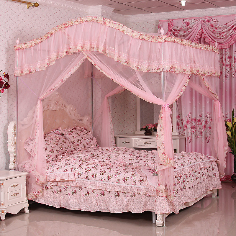 Huiyanju Romantic Life-Romantic series 2 35m high arch arched mosquito net 22mm stainless steel floor