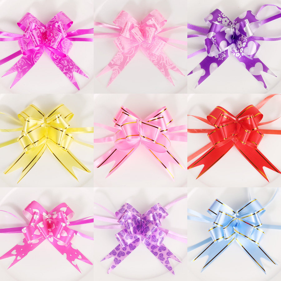 18mm butterfly knots hand-pulled flowers color with green fruit gift wrapping flowers wedding supplies new house full