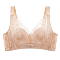No steel rim thin sexy gathering bra on collection of auxiliary milk adjustable underwear large size anti-sagging outer bra