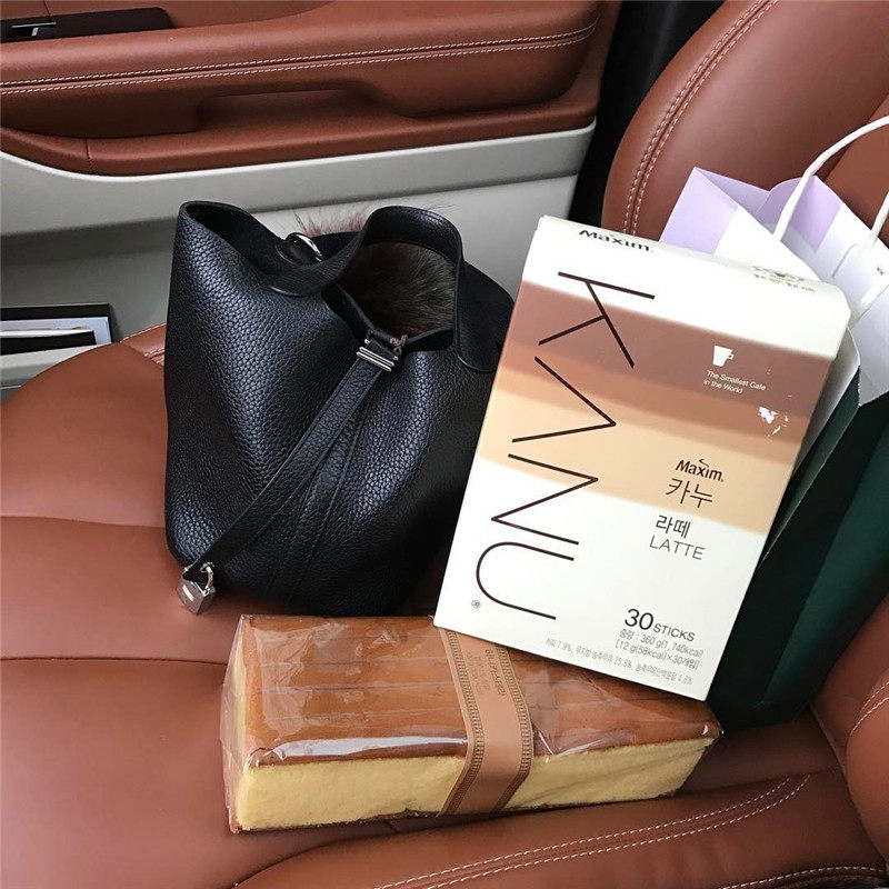 Korean imported snack Maxin Kanu sugar-free Vanilla Mint Chocolate Silky Instant latte 30 pieces