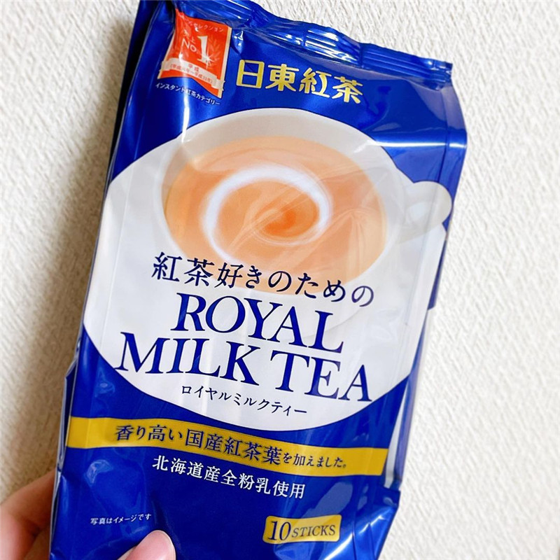 Japan Imports Snacks Japan East Black Tea Hokkaido Milk Royal Milk Tea Fried Tea Latte Litchi White Peach Tea