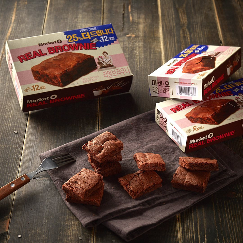 South Korea Imported Snacks Classic Accompanying Gift Haoliyou Market o Matcha Chocolate Brownie Cake