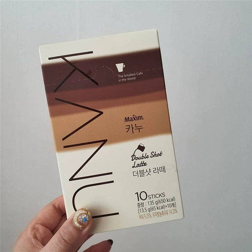 Южная Корея импортировала Максим Кану Кану без сахара, двойной ванильный матча чайный кофе кофе кофе