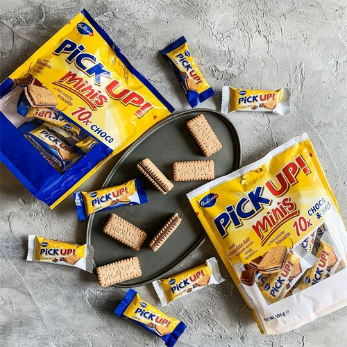 Германия импортированная закуска Bahlsen Milk Swing Milk Sandwich Sandwich Mini Mifit Cake Bead Cake