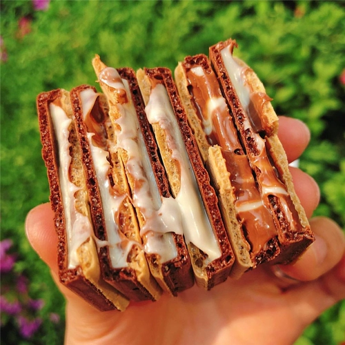 Европейская импортная закуска Kinder Jianda Milk Cocoa Chocolate Sandwich Prestige, хрустящее детское гиппокамп
