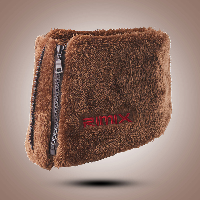 Winter warm collar men's and women's scarves Super thick lambskin cold outdoor heating headgear Neck cover scarf