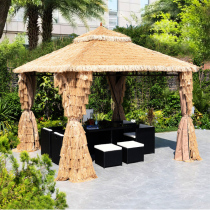 Outdoor Cool Pavilion Imitation Thatched Cottages Pavilions Outdoor Patio Pavilions Pavilions Relaxation Pavilions Chinese Yard Sun Shelter Shelter Straw Shed