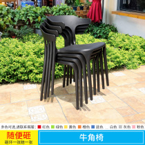 Outdoor Chair Leisure Garden Stool Wrought Iron Coffee Milk Tea Shop Back Chair Dining Barbecue Outdoor Balcony Tables and Chairs