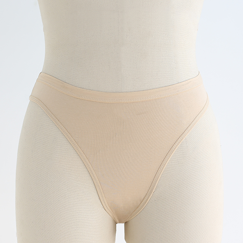 Dance special underwear Ballet jumpsuit Art examination gymnastics high cross body underwear Pure cotton invisible high fork briefs