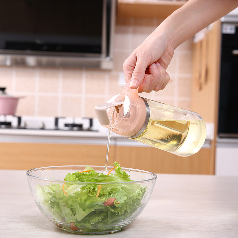 Large capacity leakage resistant bottle with scale glass automatic overhead furnace pot housekitchen soy bottle vinegar bottle