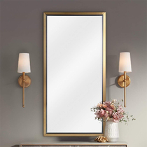 Bathroom mirror hotel B & B decorative mirror living room bathroom square rectangle any size can be customized cosmetic mirror