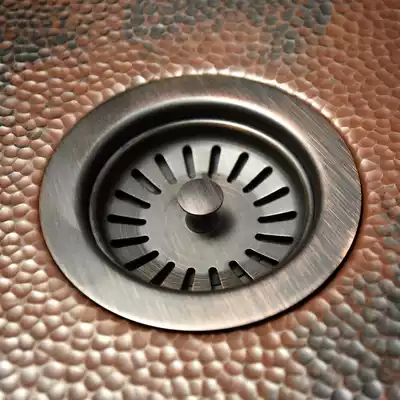 Kitchen sink special drainer handmade household basin filter Art ceramic full copper whole store can be customized