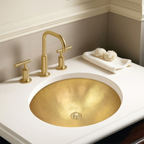 Toilet Oval washbasin basin retro homestay home bathroom all copper retro washbasin wash basin