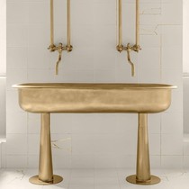 Copper bar hotel shopping mall cashier kitchen bathroom wash table hotel B & B basin one-body washstand