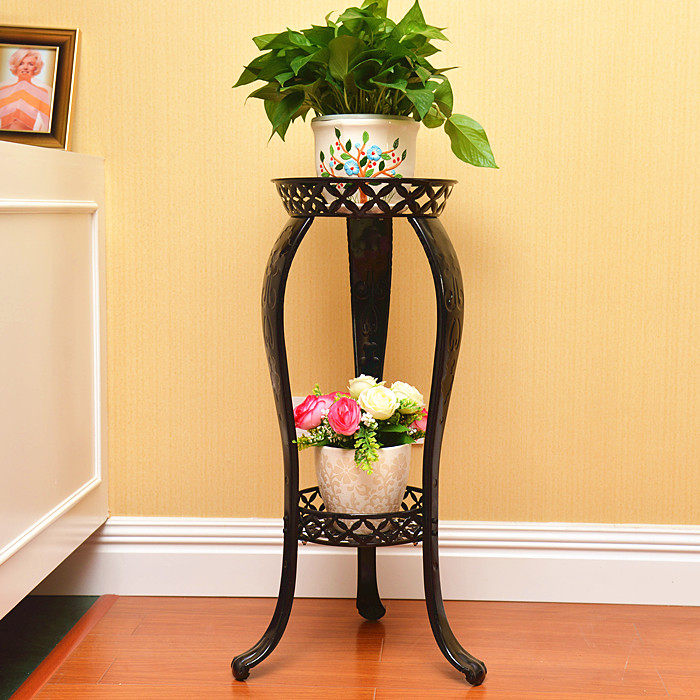 Flower shelf balcony Multi-floor bearing home Bearing Family Flowers Corner Potted corner potted frame Large number Living room Wolverine with outdoor flower pots