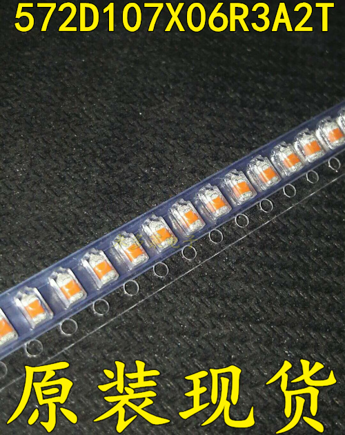 572D107X06R3A2T 572D107X06R3A2T 100UF 20% 6 3V 1206 Military Tantalum Capacitor