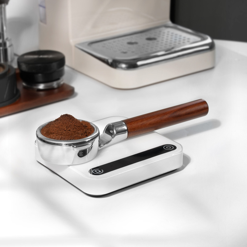 E61 Flat Bottomless Espresso Portafilter Handle for Gremile/Baishengtu/Huijia/Delonghi Extraction Stainless Steel Handle