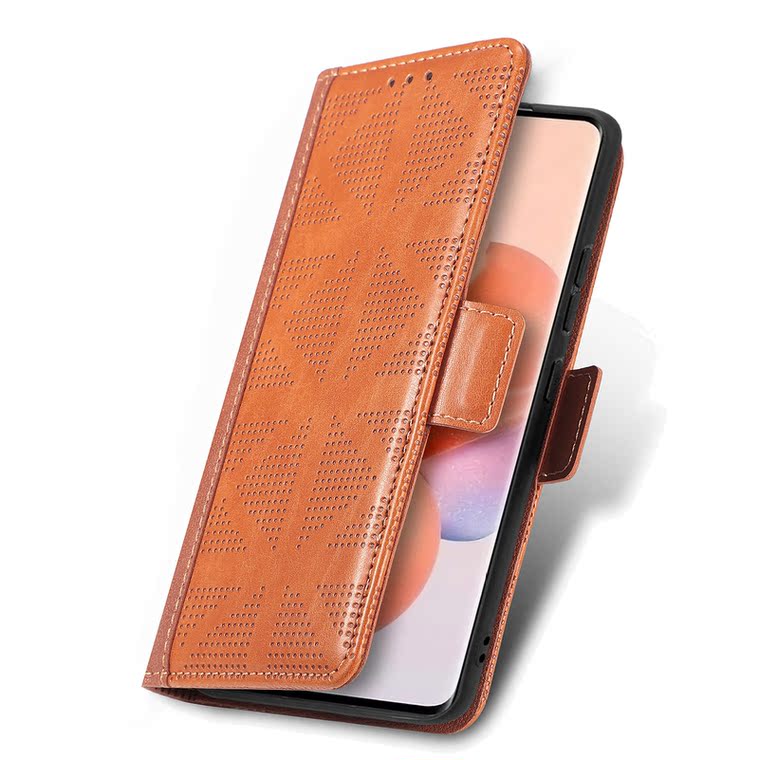 Diamond Pattern Wallets Folio Flip Magnetic Synthetic Leather Card Holder Folding Stand 12T, 12T Pro Phone Case