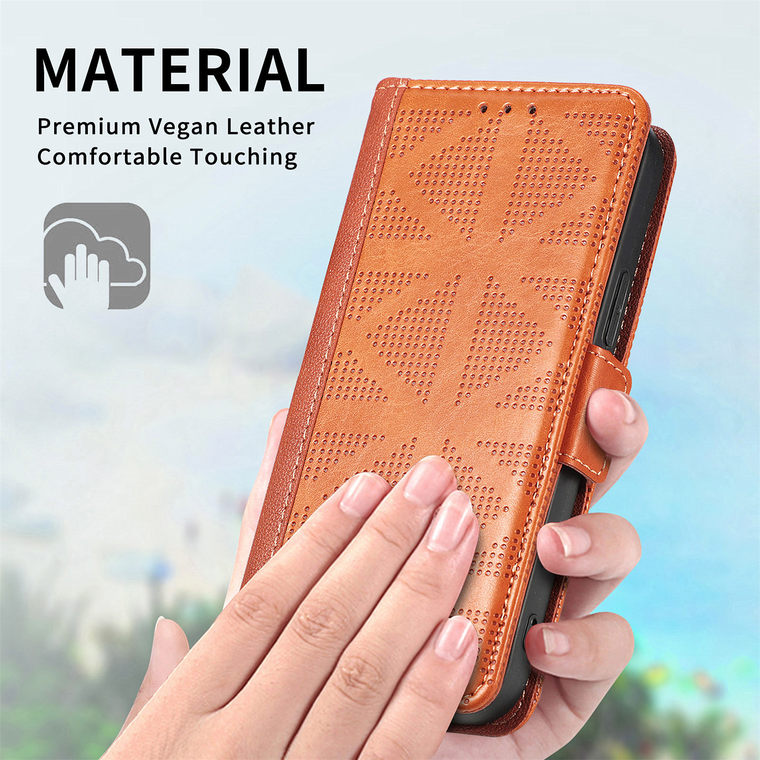Diamond Pattern Wallets Folio Flip Magnetic Synthetic Leather Card Holder Folding Stand 12T, 12T Pro Phone Case